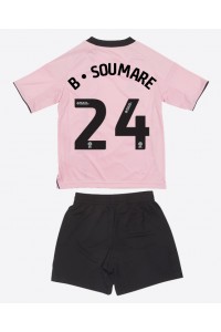 Leicester City Boubakary Soumare #24 Jalkapallovaatteet Lasten Kolmas peliasu 2025-26 Lyhythihainen (+ Lyhyet housut)
